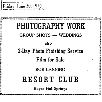 BobLanningPhotographerad1950